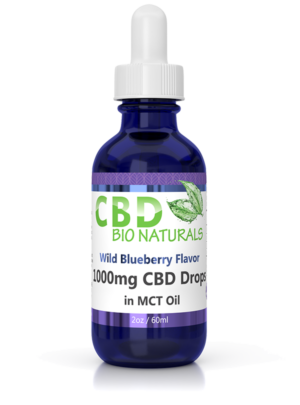 Wild Blueberry 1000mg CBD in MCT Oil