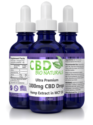 Ultra Premium<BR>1000mg CBD in MCT Oil